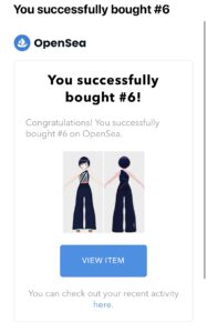 OpenSea（オープンシー）での購入方法-polygon
