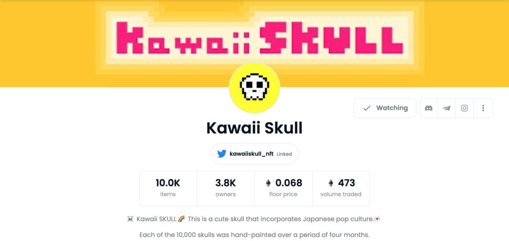 Kawaii Skull
