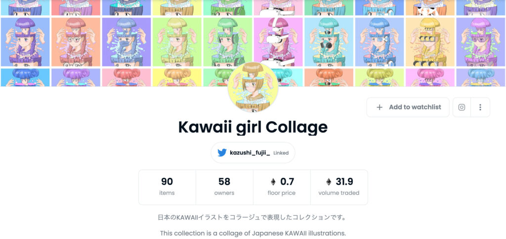 Kawaii girl Collage