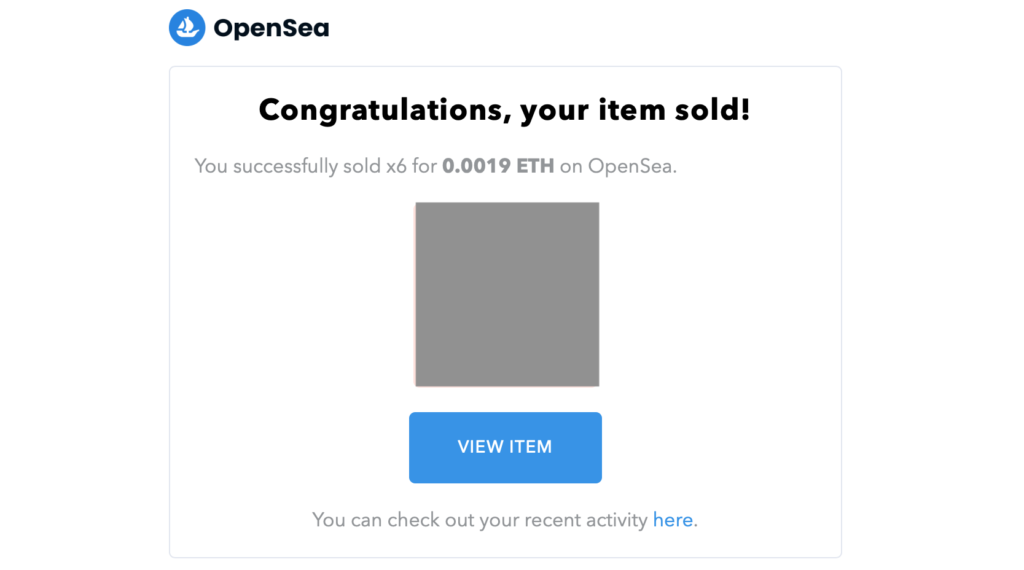 OpenSea（オープンシー）でNFTを転売する手順