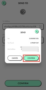STEPNからBYBITへGSTを送金する手順