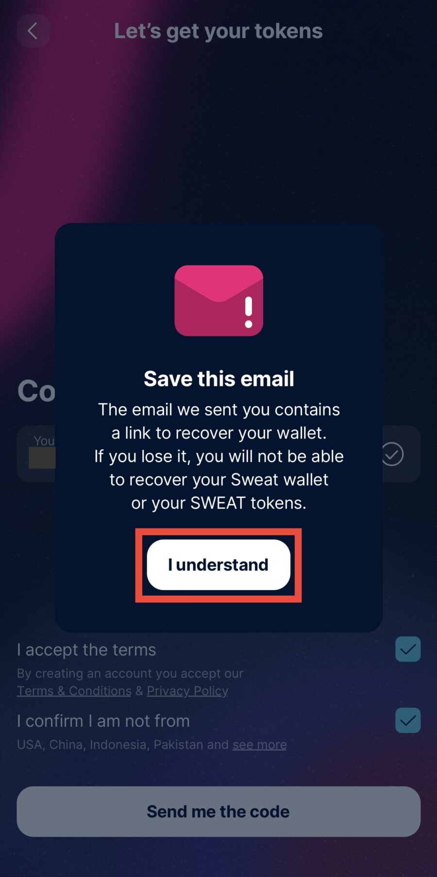 Sweatcoin-SWEATをもらう方法